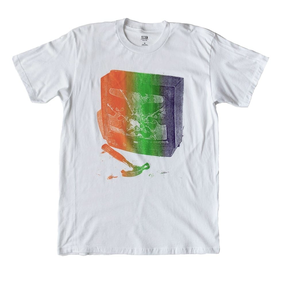 Kill Your Television T-shirt - White - White