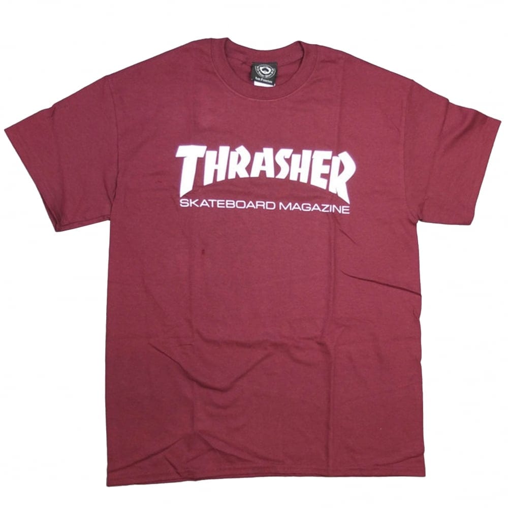 Thrasher Logo T-Shirt - Maroon