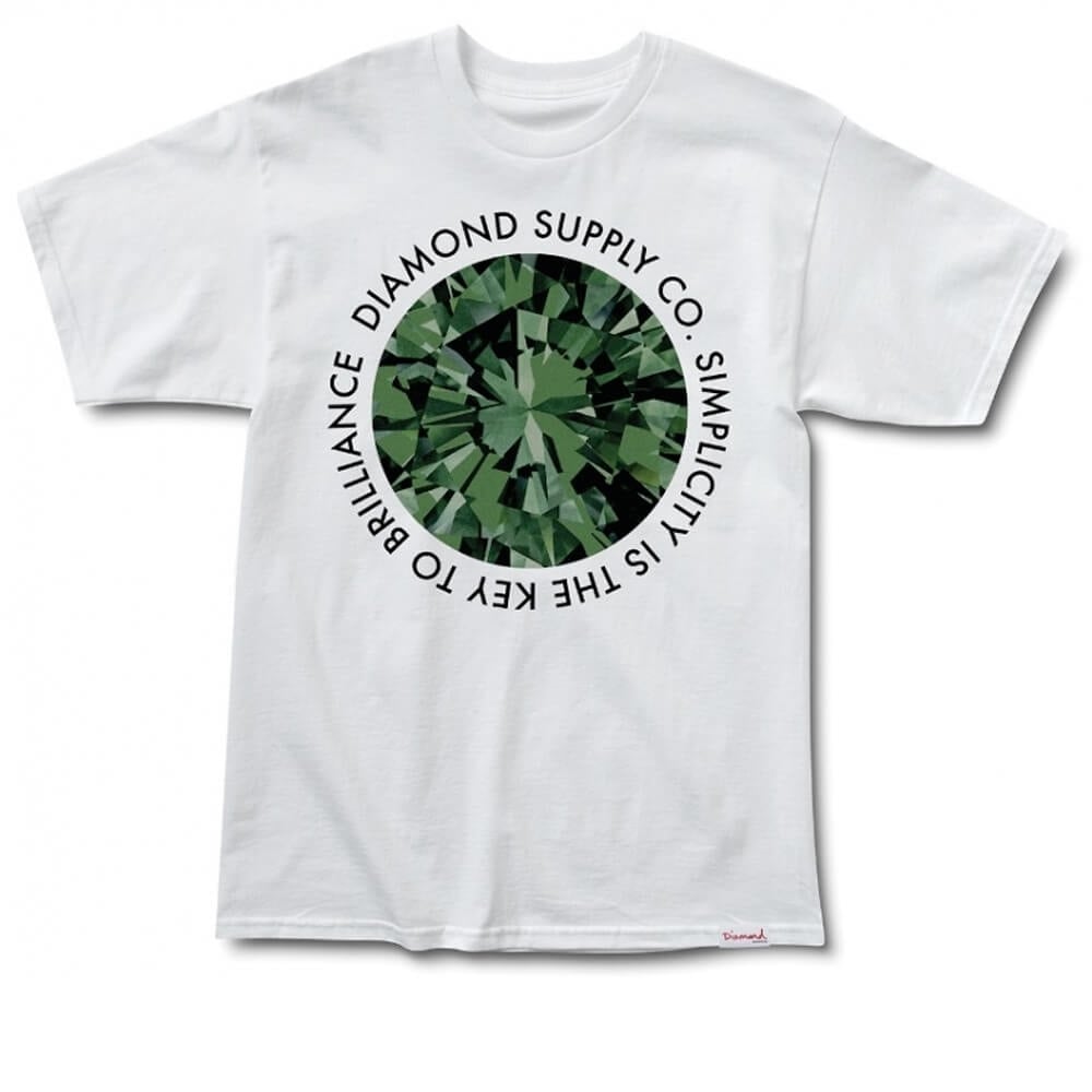 Simplicity T-shirt - White/Green - White/Green