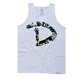 D Simple Tank Top - White - White