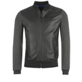 CR7 Leather Jacket - Black - Black