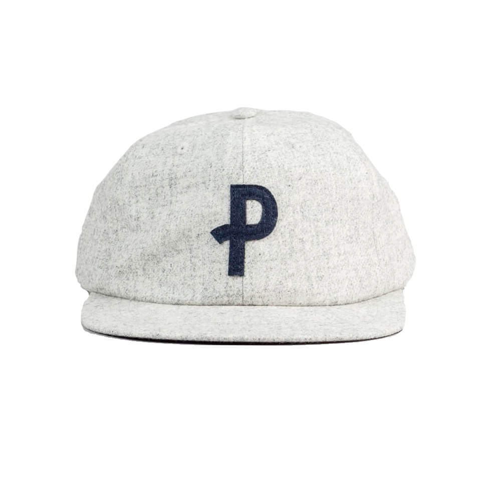 Baseball 6 Panel Cap - Heather Grey