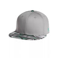 Africa 2 Tone Snapback - Grey/Multi