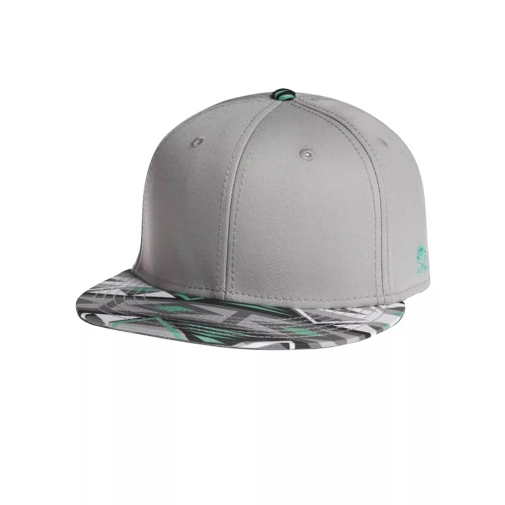 Africa 2 Tone Snapback - Grey/Multi