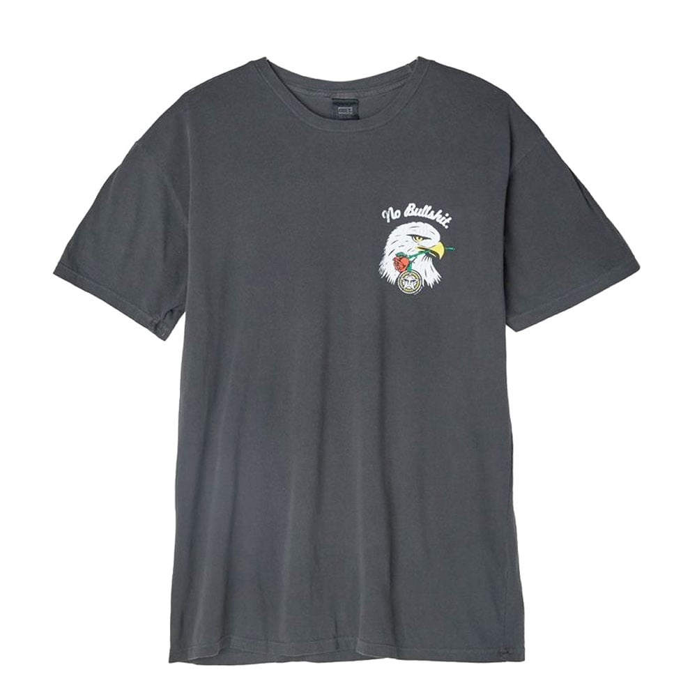 No Bullshit Tee - Dusty Black - Dusty Black