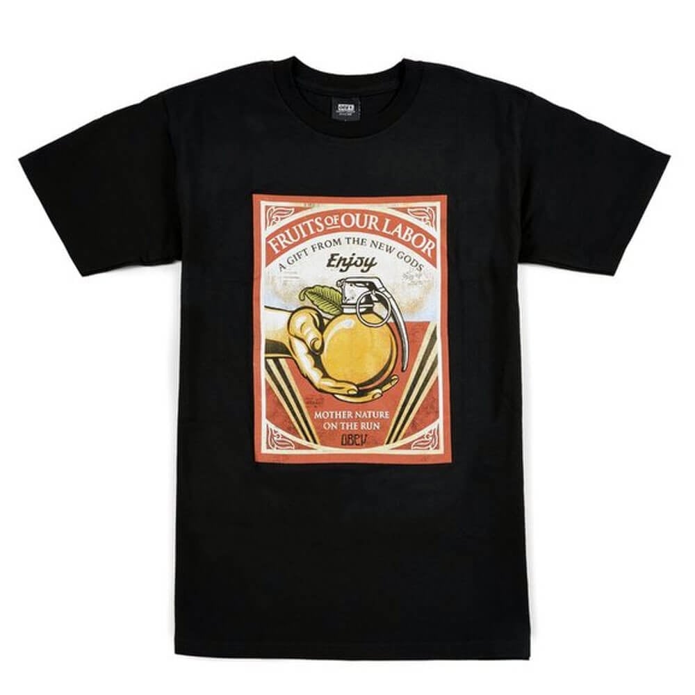 Fruits Of Our Labour Tee - Black - Black