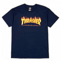 Flame Logo T-Shirt - Navy