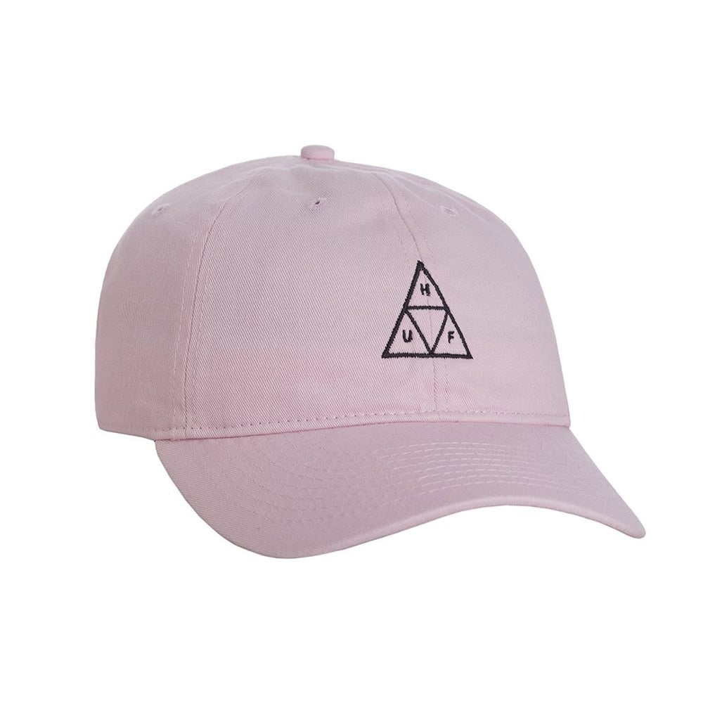 Triple Triangle Curved Dad Hat - Pink