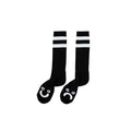 Happy Sad Socks - Black/White