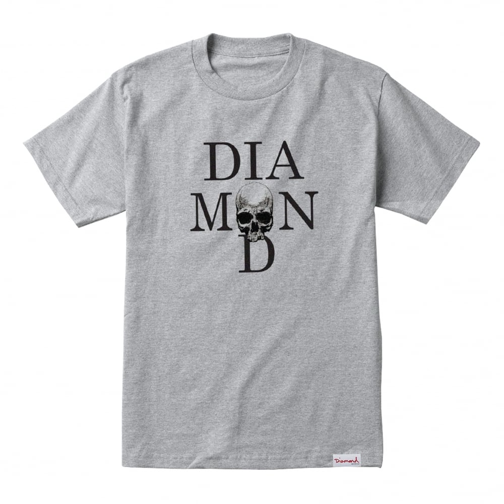 Skull T-Shirt - Heather Grey - Heather Grey