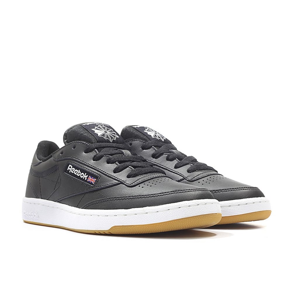 Club C 85 - Blk/Wht/Gum
