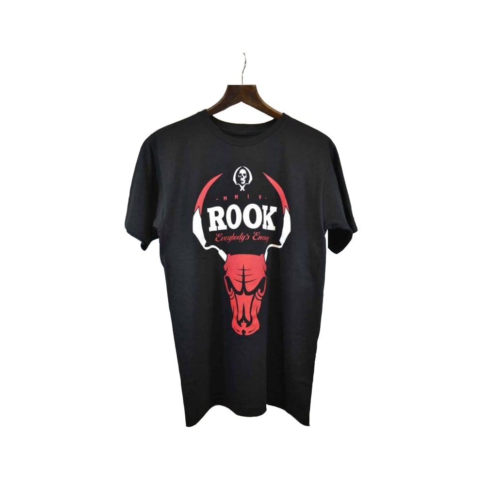 Bull Skull Tee Black - Black