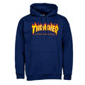 Flame Logo Hood - Navy