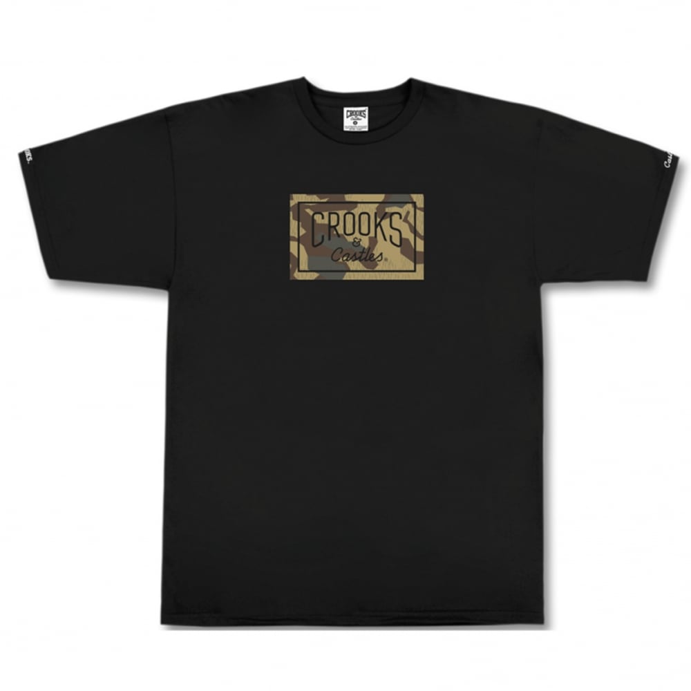 Storm Camo T-Shirt - Black