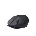Newsboy Cap - Black Pin