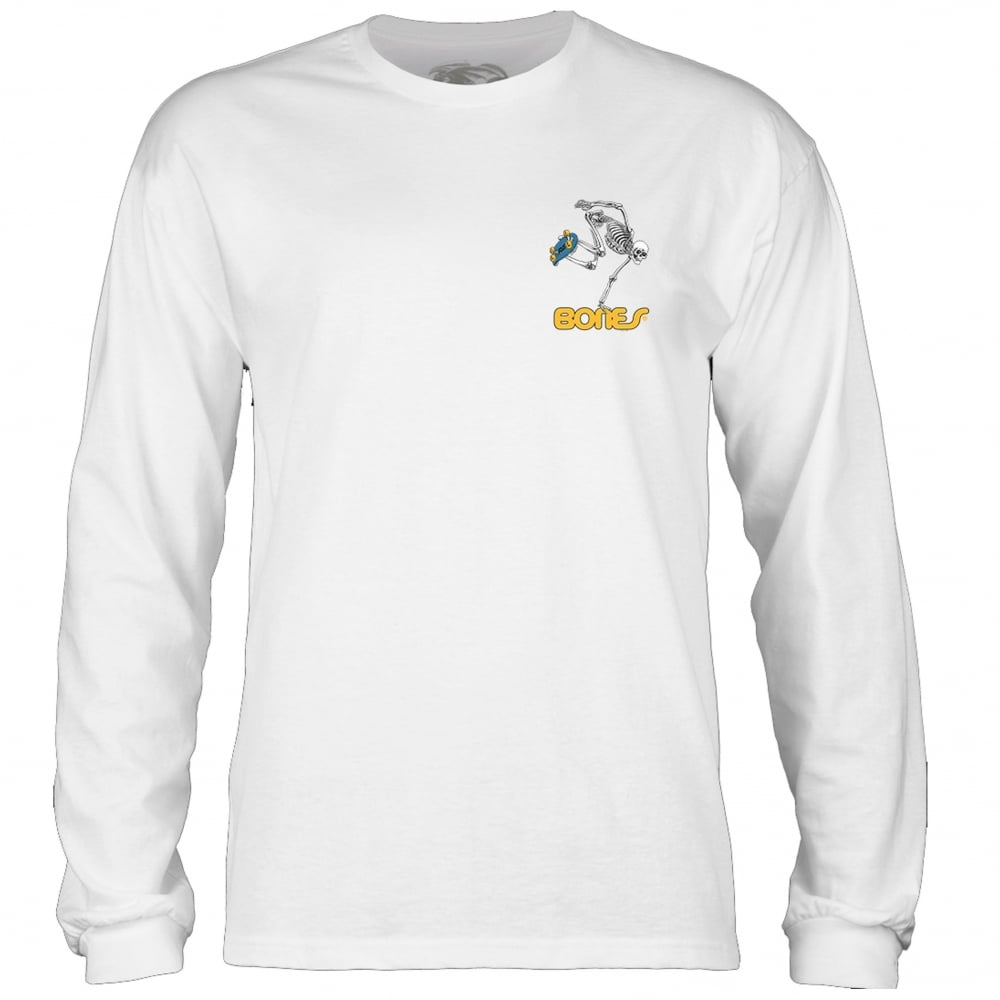 Skeleton Long Sleeve T-Shirt - White