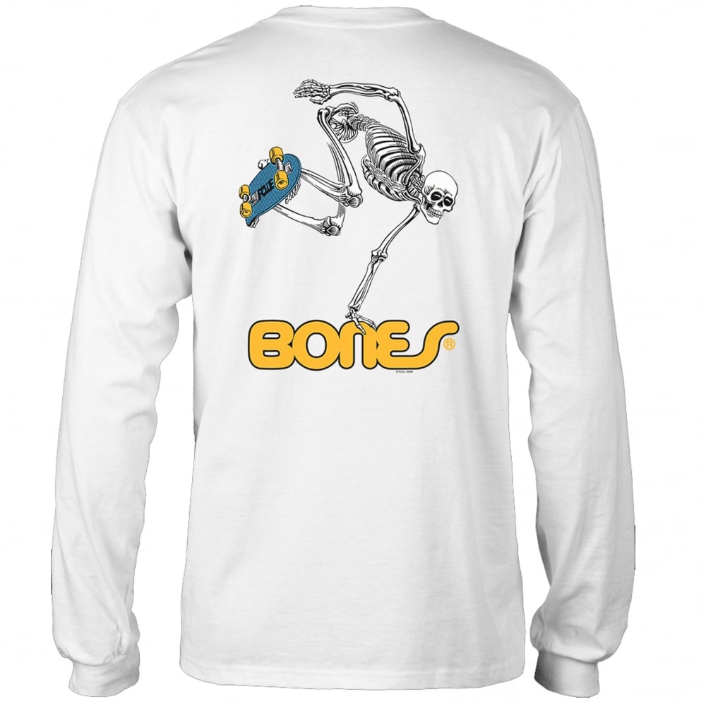 Skeleton Long Sleeve T-Shirt - White