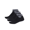 Trefoil Ankle Sock - Black/White