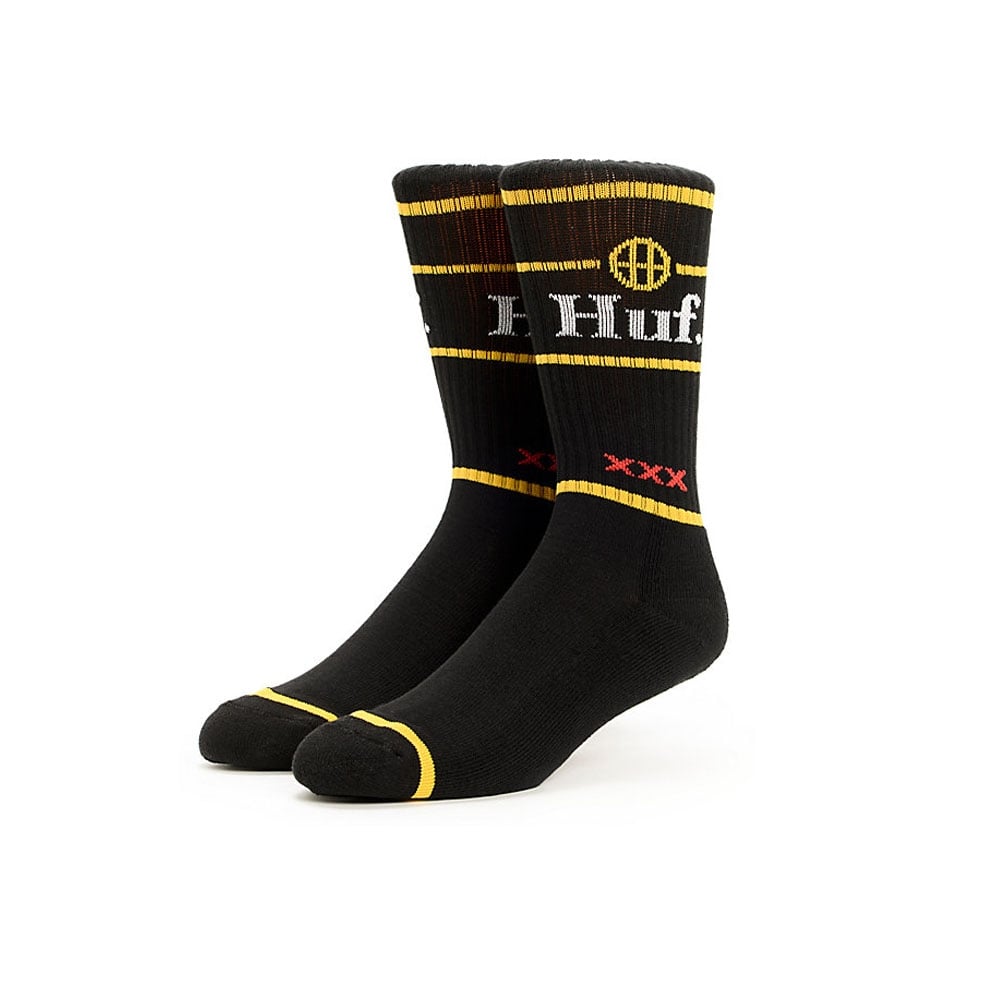 Can Crew Sock - Black/gold - Black/Gold