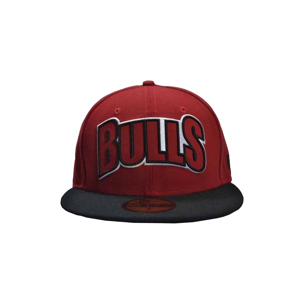 Edge Up Chicago Bulls Cap - Red/Black - Red/Black