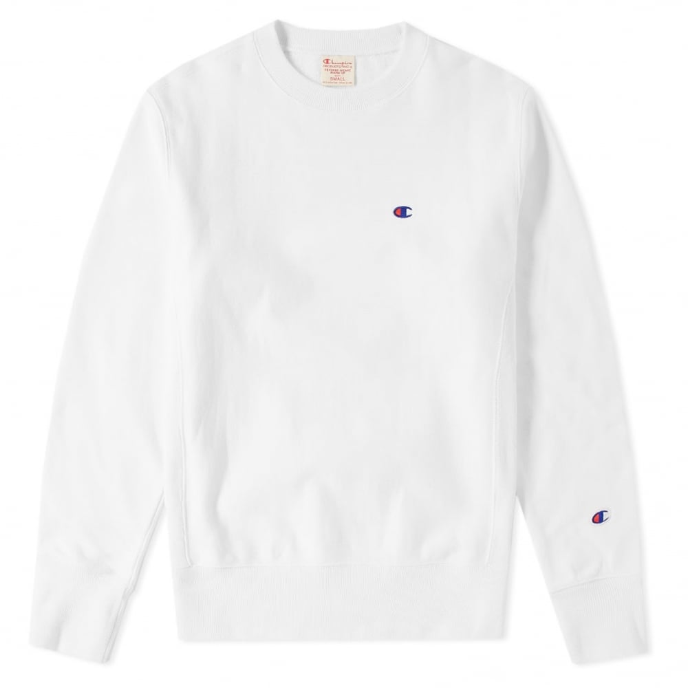 Small Logo Crewneck Sweatshirt - White