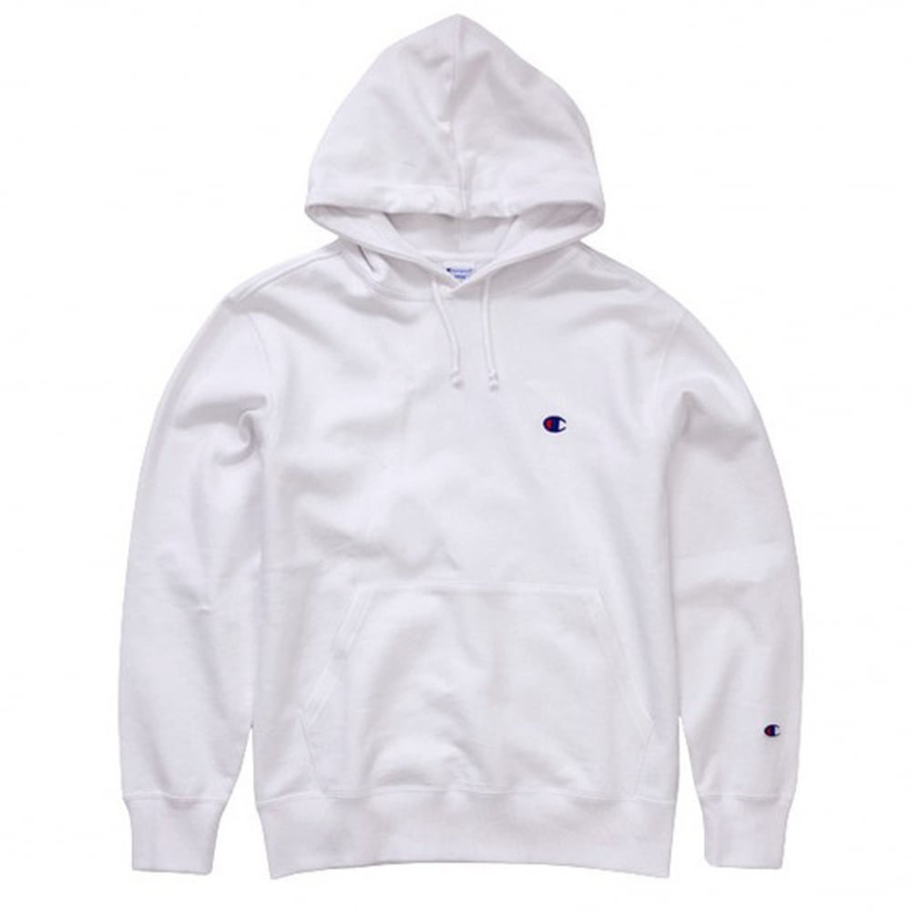 Basic Logo Hoodie - White