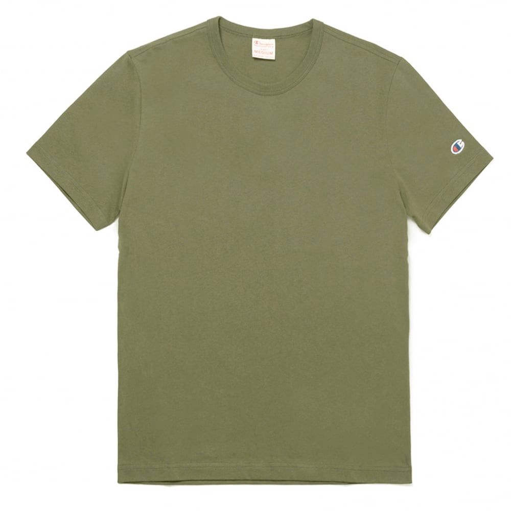 Crew Neck T-Shirt - Light Olive