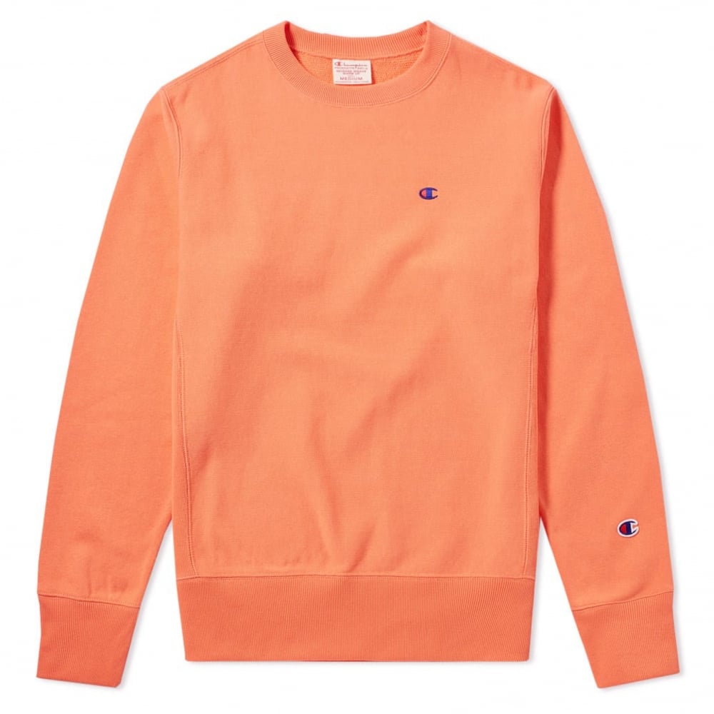Small Logo Crewneck Sweatshirt - Peach