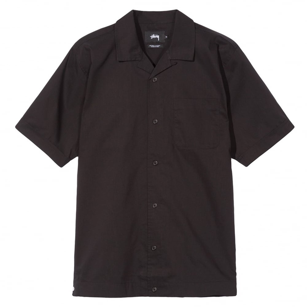 Hellshire Bowling Shirt - Black - Black