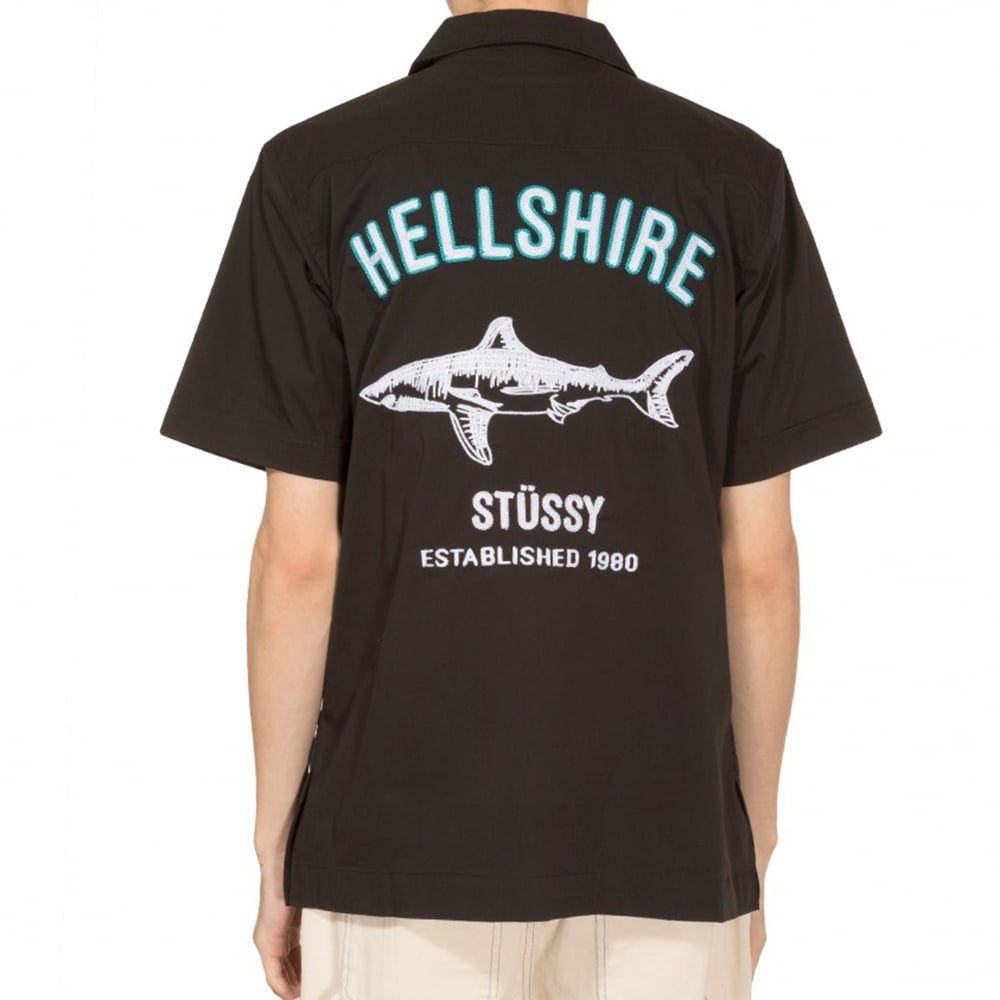 Hellshire Bowling Shirt - Black - Black
