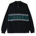 Palisade Zip Neck Sweatshirt - Black