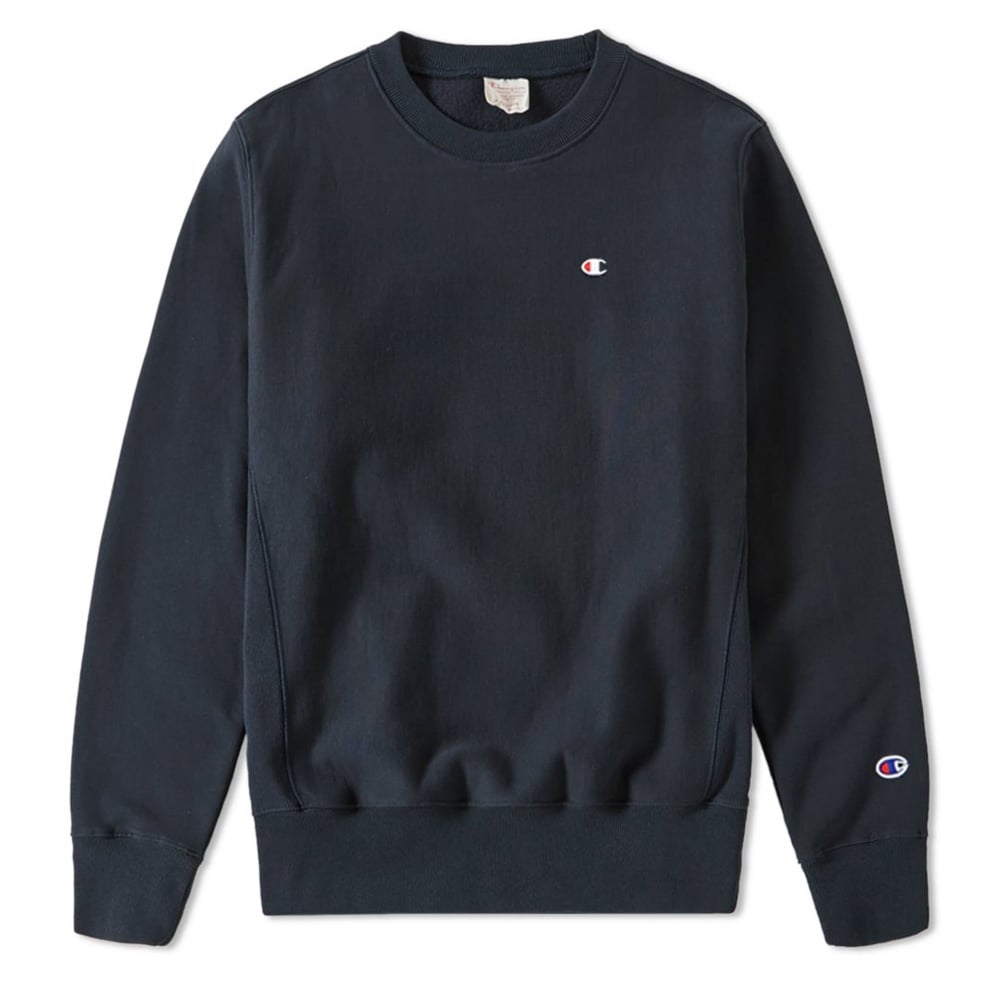 Small Logo Crewneck Sweatshirt - Navy