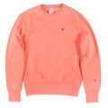 Fleece Lined Crewneck Sweatshirt - Orange