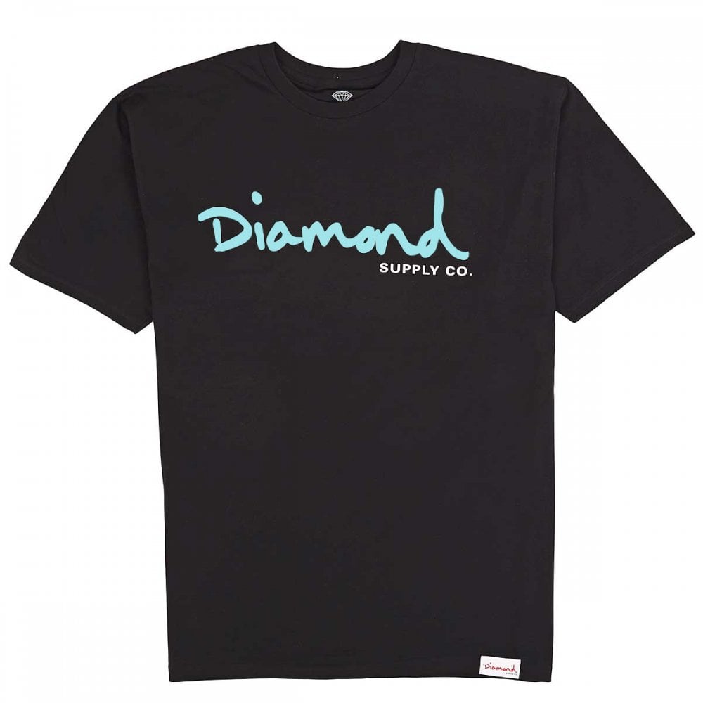 OG Script T-Shirt - Black - Black