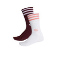 Solid Crew Sock - Maroon