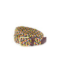 Multi Coloured Web Belt - Yellow/Navy