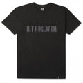Serif Overdye T-Shirt - Black - Black