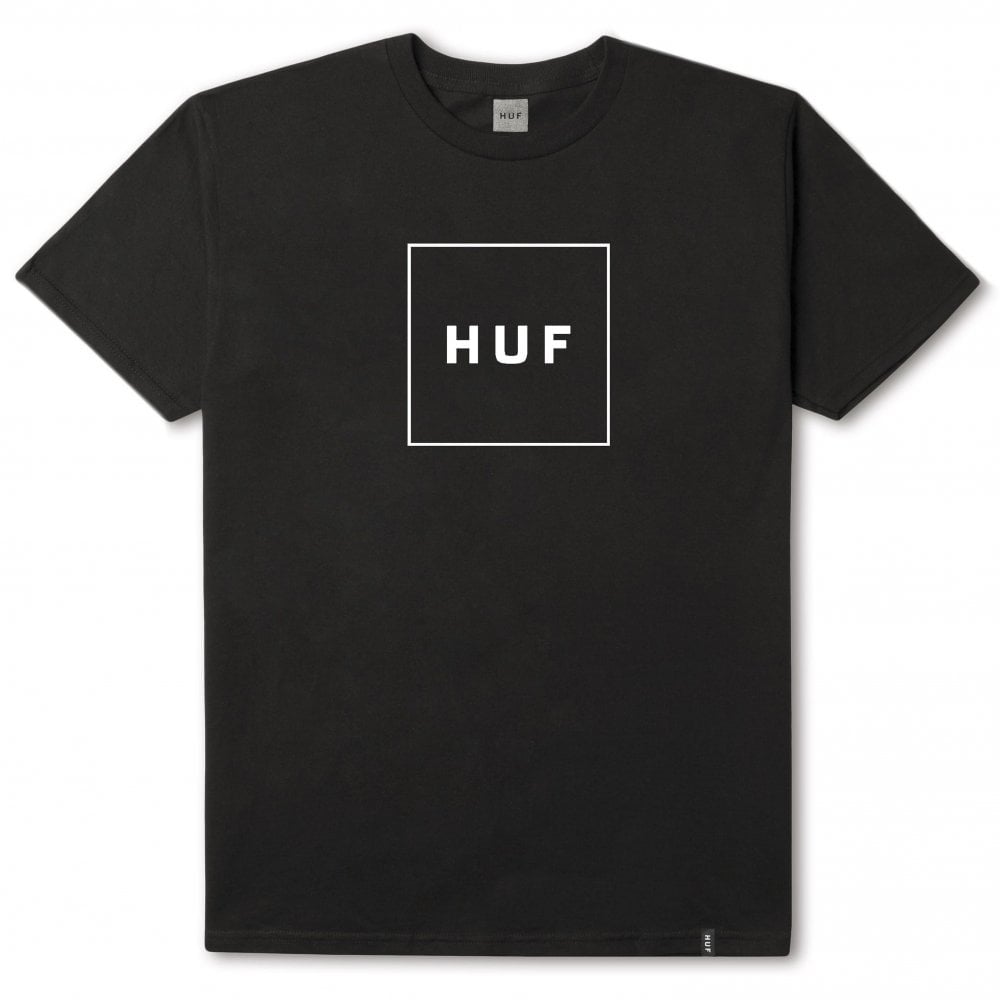 Essentials Box Logo T-Shirt - Black