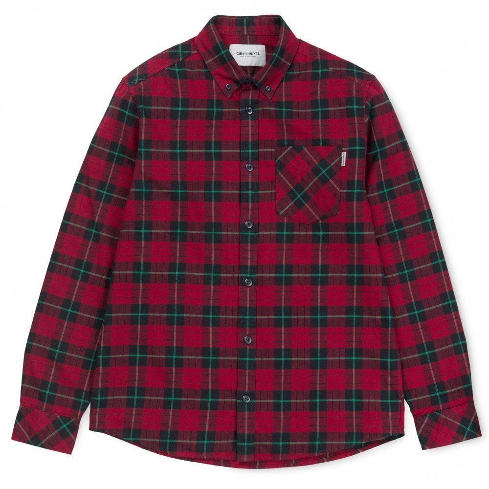 Long Sleeve Swain Shirt - Check/Mlbrry