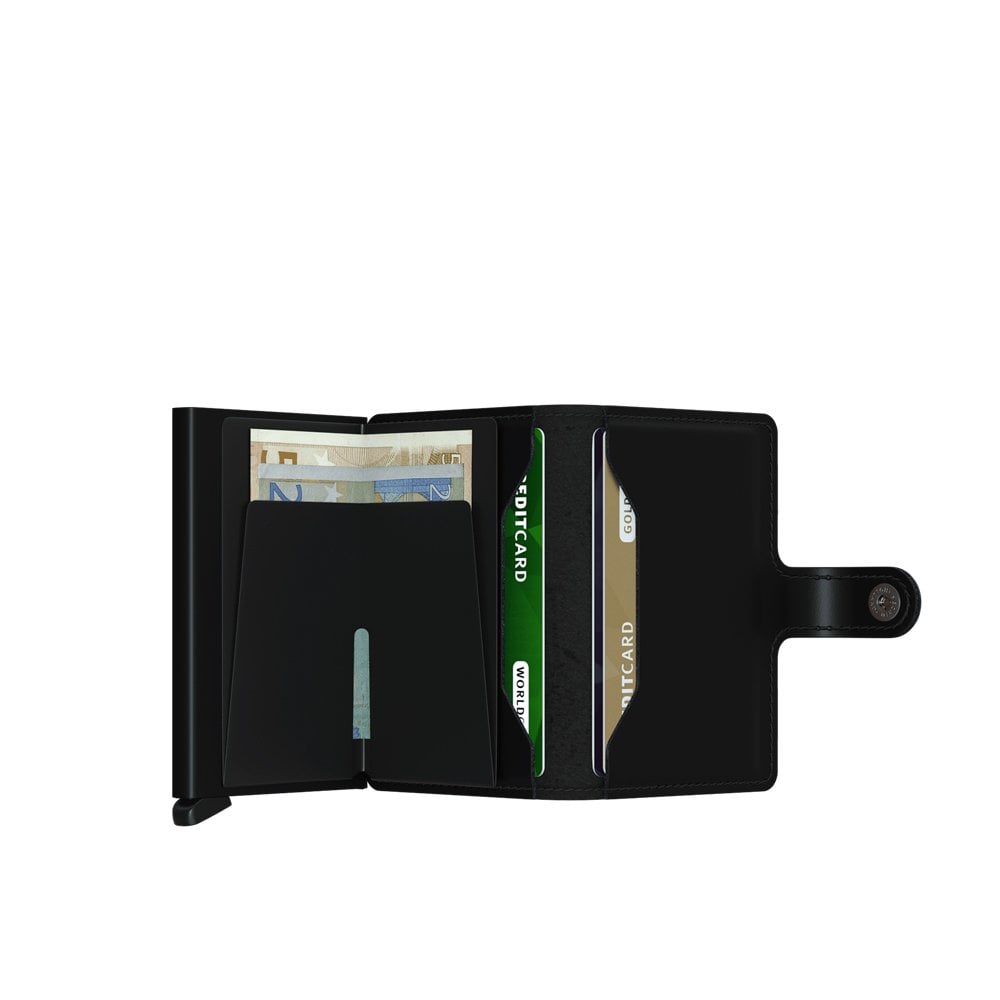 Mini Wallet Matte - Black/Black