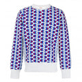 Fleece Lined C All Over Sweatshirt - Grey