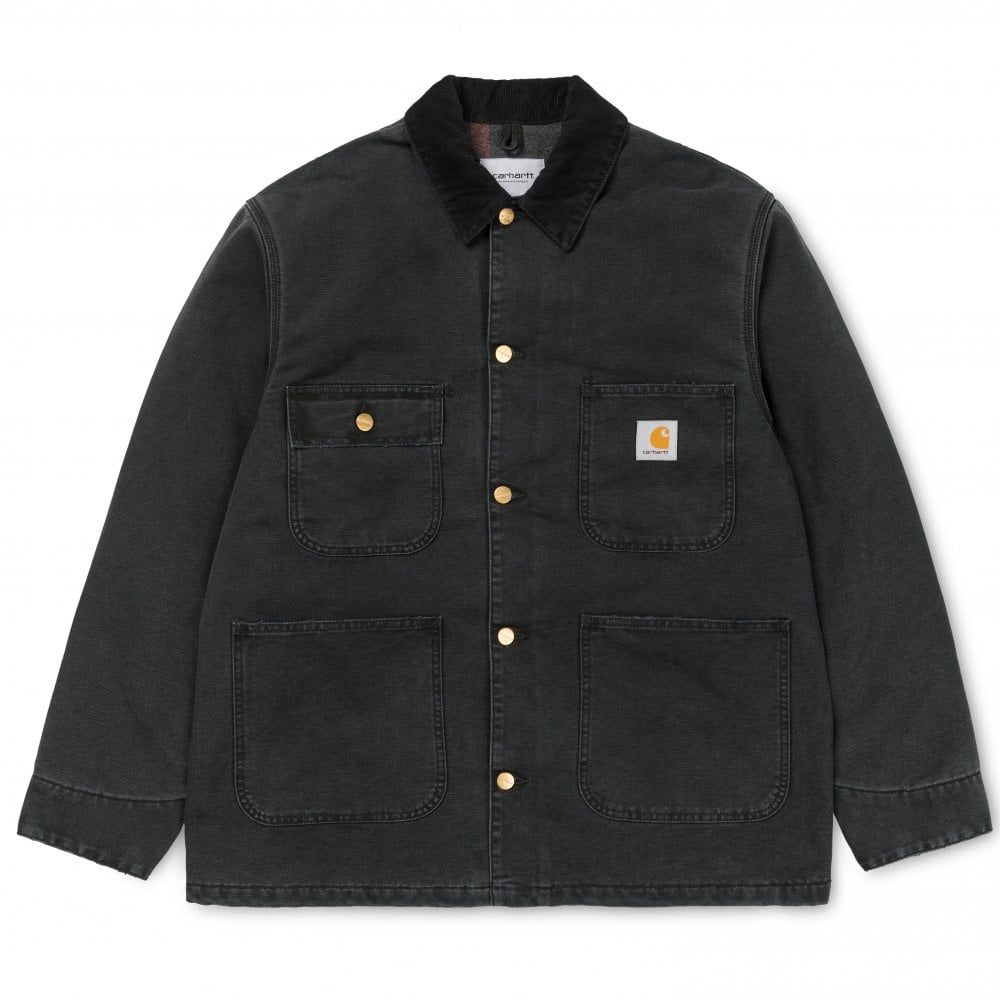 OG Chore Coat - Blk Stonewsh