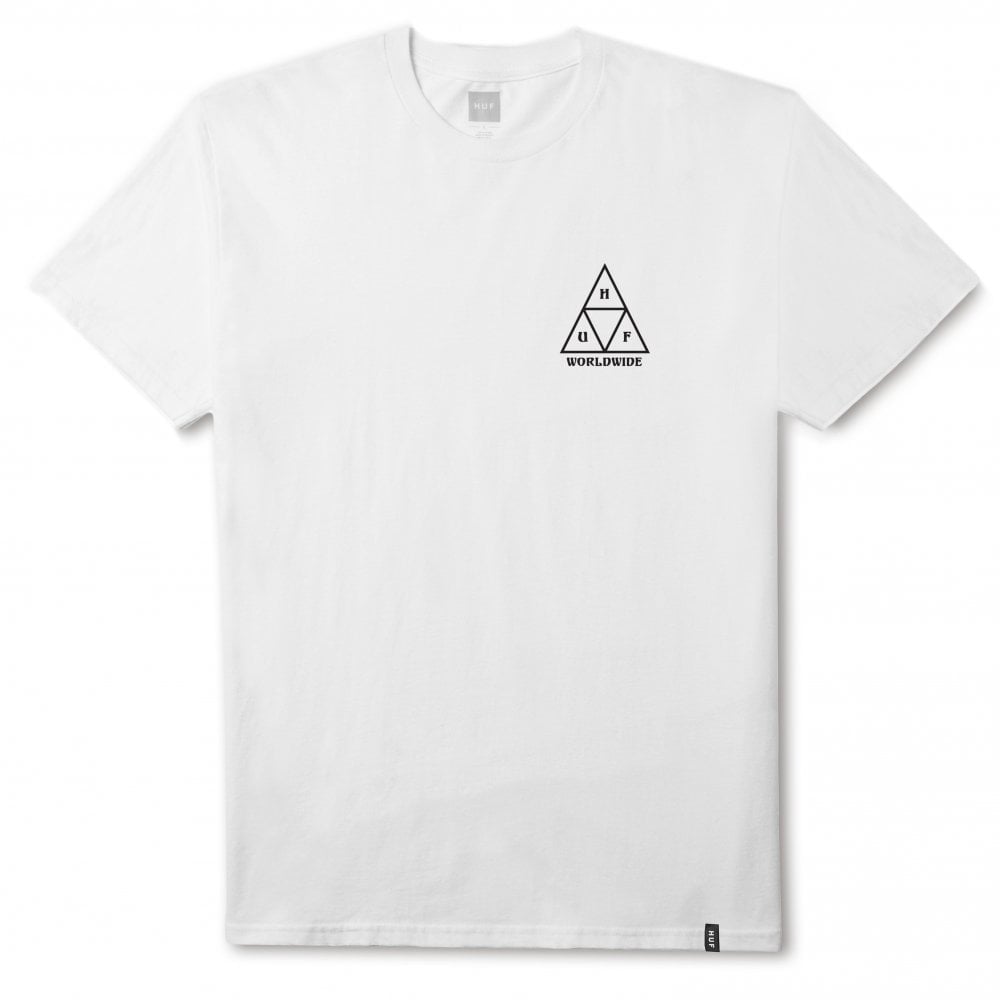 Ice Rose Triangle T-Shirt - White