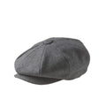 Newsboy Cap - Grey Pin