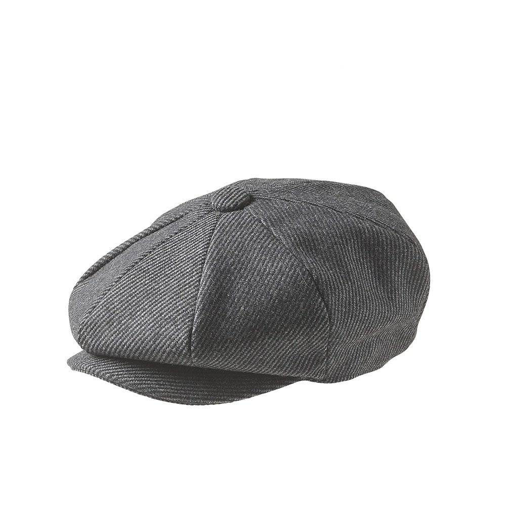 Newsboy Cap - Grey Pin