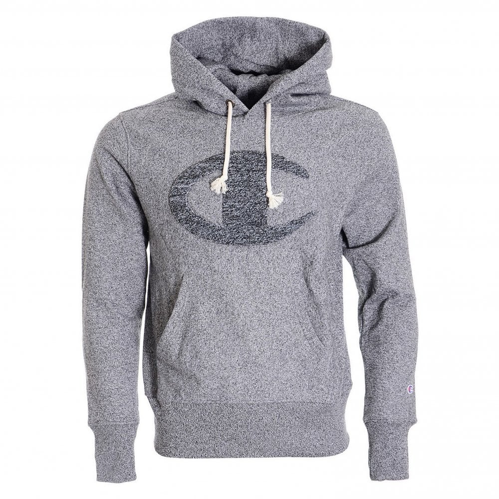 Outline Logo Hood - Black