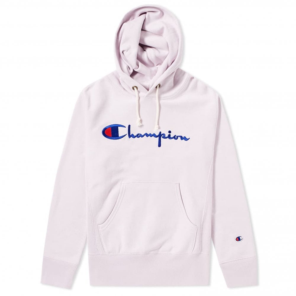 Script Logo Hood - Lilac