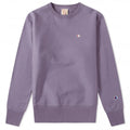 Fleece Lined Crewneck Sweatshirt - Mauve