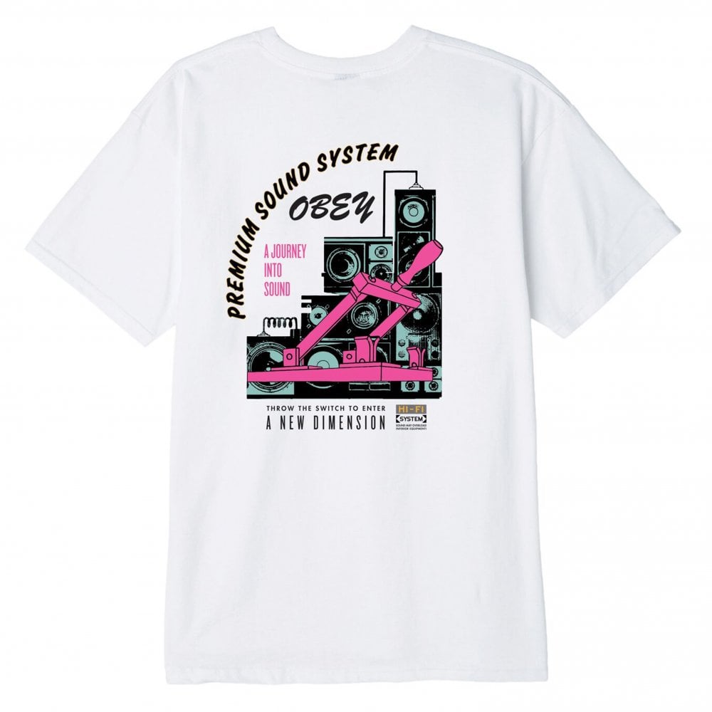 Soundsystem T-Shirt - White - White