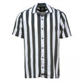 Roslyn Shirt - Charcoal/White - Charc/Green